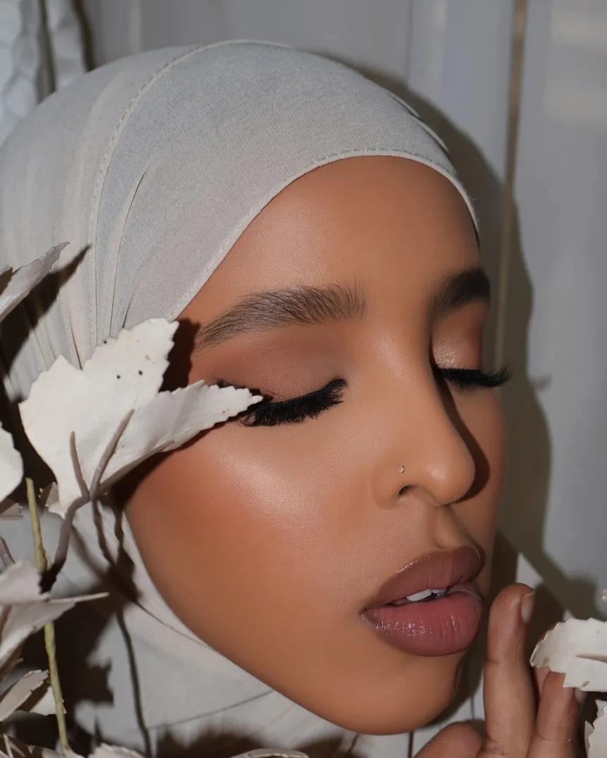 Beauty close-up portrait
